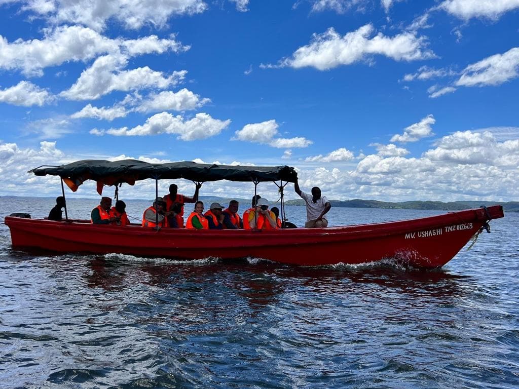 Heading to study Archean Granite on an island in Lake Victoria