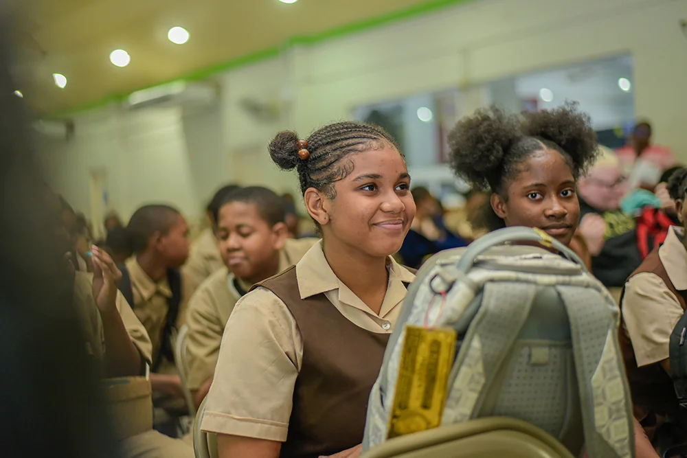 jamu solar school students